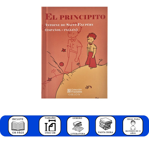 El Principito : Español - Inglés - Colección Fractales Orión