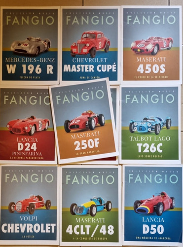 Lote 10 Fasciculos Museo Fangio