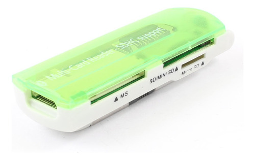 Qtqgoitem Portatil Plastico Verde Blanco Sd Sdhc Puerto Usb