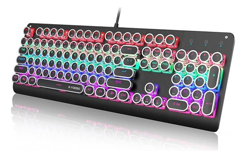 Teclado Mecanico E-yooso K-600 Rgb Para Juegos