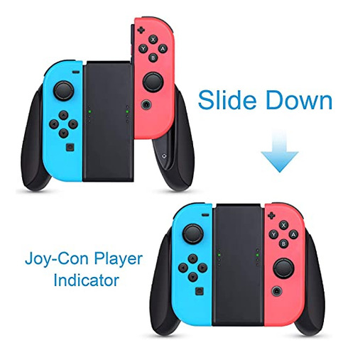 Grip Pack Para Nintendo Switch Oled Y Joycon - Resistente