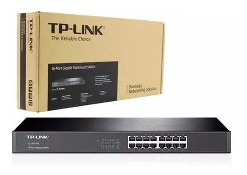 Switch Tp-link Tl-sg1016 16 Puertos Gigabit 10/100/1000 Rack