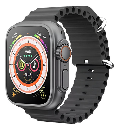 Relógio 4g Horizon 2024, 49mm, Titânio, 16gb, + 4 Caixa Preto Pulseira Preto Bisel Preto Desenho Da Pulseira Mesh