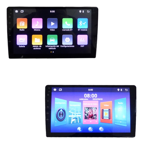 Radio Auto Pantalla 9 Android De 2 Din Bluetooth Gps 16gb