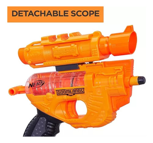 Holdout Nerf Blaster Doomlands Juguete Con Detachablex 40 Mm