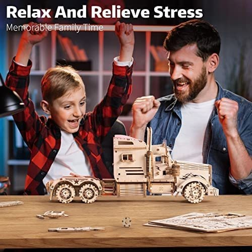 Kit De Modelo De Coche Rowood Para Construir, Rompecabezas D