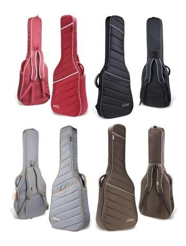 Imagen 1 de 10 de Funda Para Guitarra Acustica Super Acolchada E Impermeable