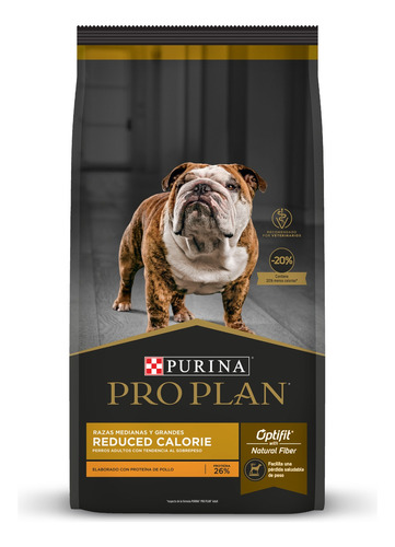 Pro Plan Reduce Calorie Raza Mediana Y Grande 3 Kg Light