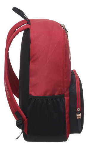 Mochila multiusos casual Icon de Coca-Cola, color burdeos
