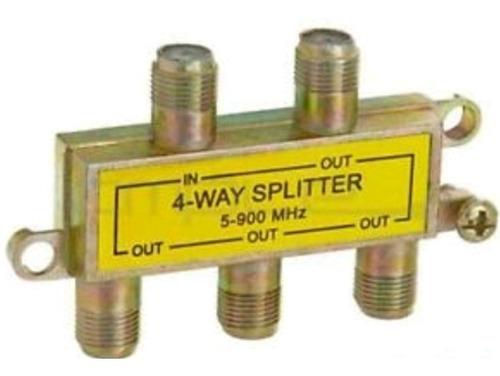 Splitter 4 Vias 5-900 Mhz Coaxial Lumistar
