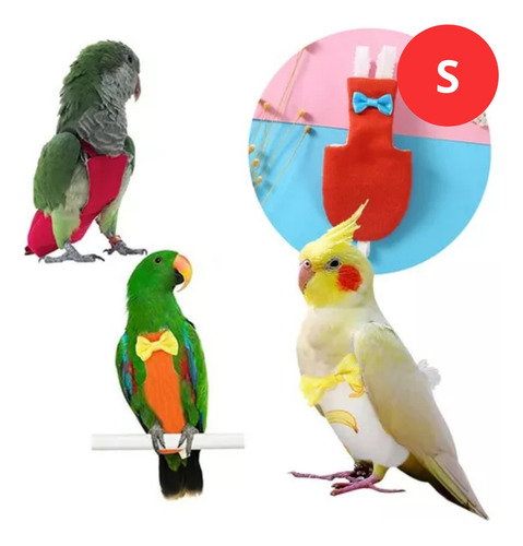 Pañal Pañales Reutilizables Ave Cocotilla Loro Talle S Género Sin género