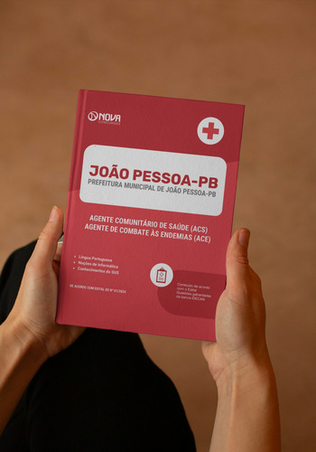 Apostila João Pessoa Pb 2024 - Agente Comunitário De Saúde E Agente De Combate Às Endemias - Editora Nova