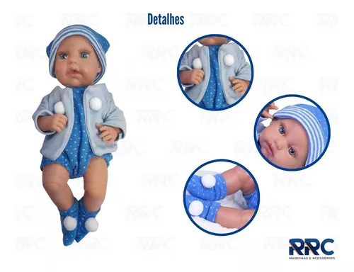 Bebe Boneco Boutique Dolls Reborn Dolls Menino - Supertoys