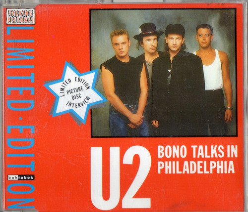 U2 Bono Talks In Philadelphia Single Cd 1 Tracks Interview 