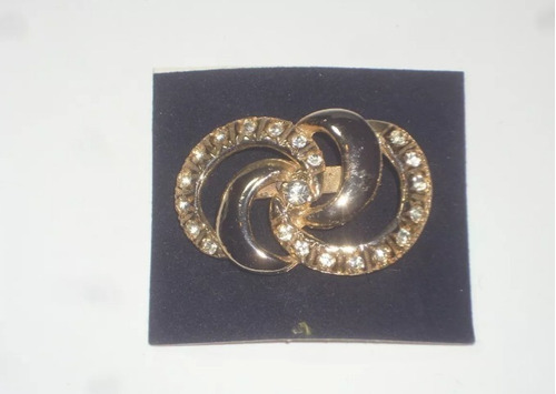 Antiguo Prendedor Broche Metal Dorado Bañado En Oro C°9685ps