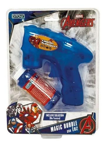 Avengers Magic Bubbles Burbujero Automatico Con Luz