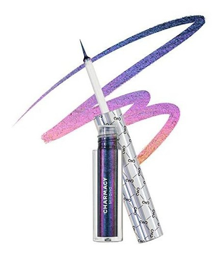 Charmacy Chameleon Glitter Liquid Eyeliner, Metallic Shade C