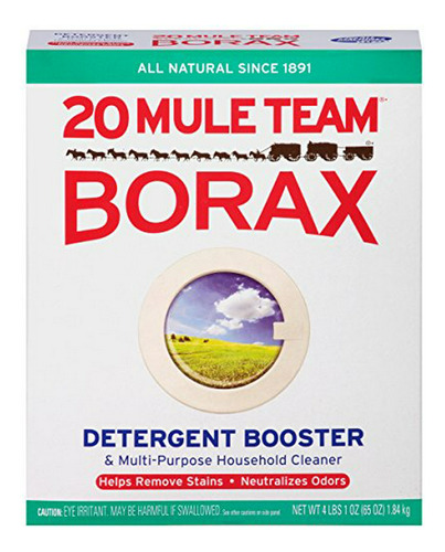 Potenciador De Detergente Borax 20 Mule Team, 65 Onzas