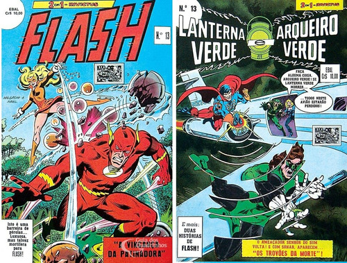 Lanterna Verde E Arqueiro Verde & Flash 13 (invictus 2 Em 1)