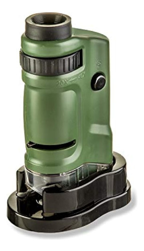 Microscopio De Bolsillo Con Luz Led Microbrite 20x-40x De Ca