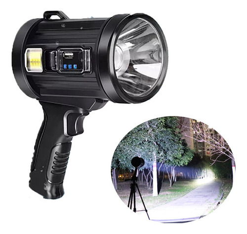 Linterna Led Spotlight De Largo Alcance De 2000 Metros+usb