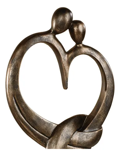 Escultura De Bronce Touch Of Class 50 Cm Para Mesa Boda