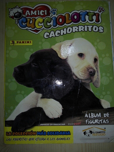 Album De Figuritas.amici Cuccilotti Cachorritos.con 4 Pegad
