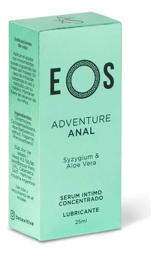 Lubricante Serum Concentrado Eos Sexitive Adventure Anal