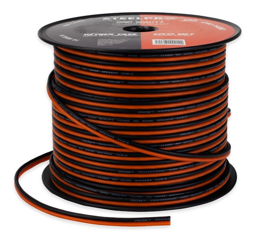 Imagen 2 de 4 de Rollo De Cable Duplex Para Bocina 14 Awg 100m- Steelpro