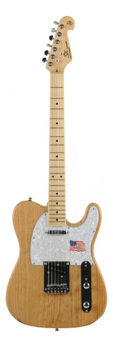 Guitarra Electrica Sx Telecaster Ash Series Solida Con Funda