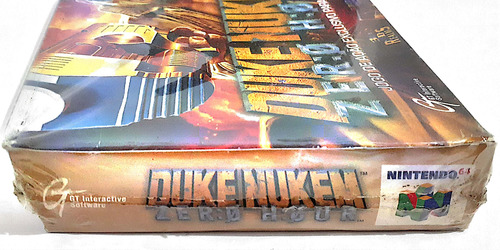 Duke Nukem Zero Hour Lacrado Nintendo 64. (Usado)