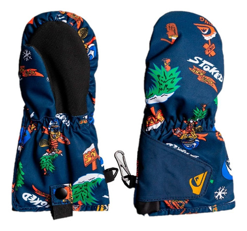 Guantes Quiksilver Snow Kids Indie Mitt - Wetting Day