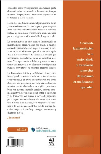 Dime Qué Comes Y Te Diré Cómo Duermes (libro Original)