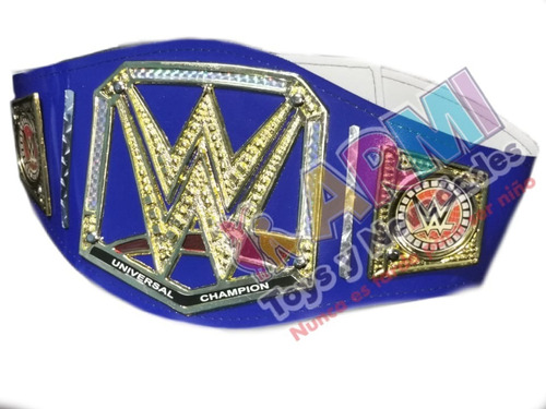 Imagen 1 de 2 de Cinturón De Lucha Libre Wwe Azul Para Adulto