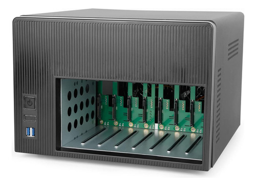 Case Audheid K7 8 Bay Nas, Placa Base Mini-itx Compatible Co