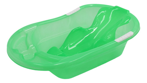 Bañera + Accesorio Verde Traslúcido Bebes Baño Prodehogar