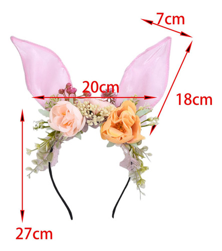 Diadema Con Orejas De Conejo, Tocado Para Fiesta,