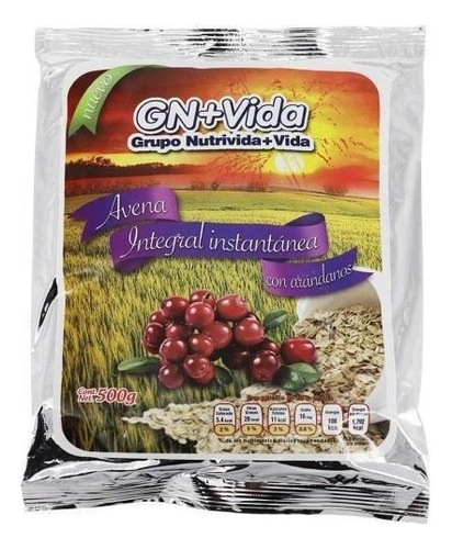 Avena Instantanea Gn+vida Integral Arandanos 500g Lomejor