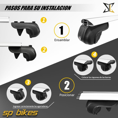 Barras Portaequipaje Tipo Thule Wingbar Chirey Tiggo 8 Pro