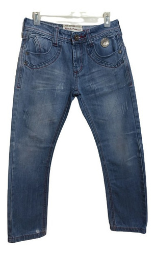 Pantalón Blue Jeans Niña Talla 8 Red-ox Premium Original