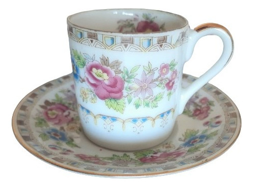 Juego De Café Te Antiguo Porcelana Royal Original 20 Piezas