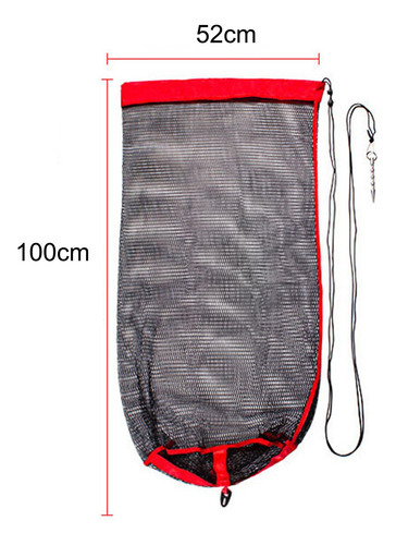 Bolsa De Red De Pesca, Bolsillo Para Red De Pesca, 1 Metro