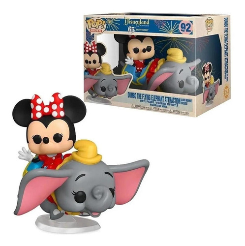 Boneco Funko Pop Disneyland 65th Dumbo Minnie Mouse 92