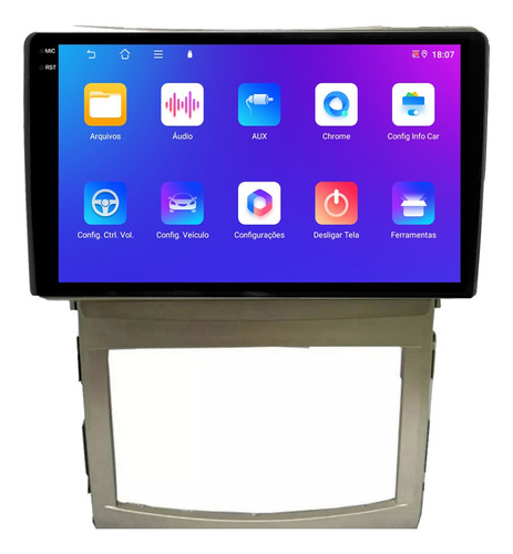 Multimidia Hyundai Veracruz 9p Android Carplay 4/64gb + Ré