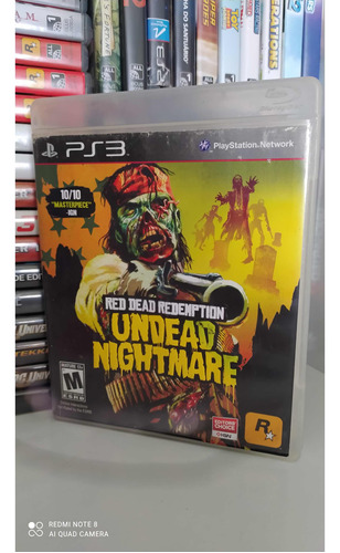 Red Dead Redemption Ps3 Undead Nightmare Mídia Física