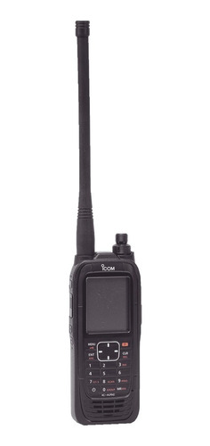 Radio Portátil Aéreo Icom Ica25c Vhf Con Display Y Teclado