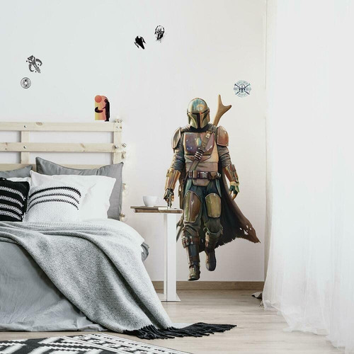 Vinil Decorativo Sticker Mandalorian Star Wars 110cmx60cm