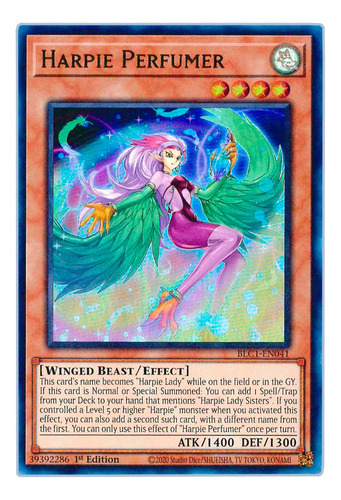 Yugi-oh! Harpie Perfumer Blc1-en041 Ultra