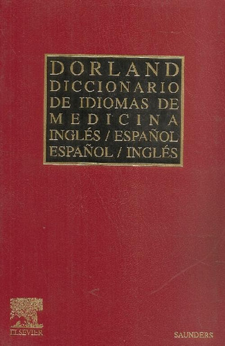 Libro Diccionario De Idiomas De Medicina Inglés Español De D