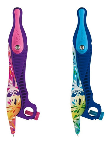 Compas Escolar Maped Kidz Cute Plastico Para Lapiz Blister
